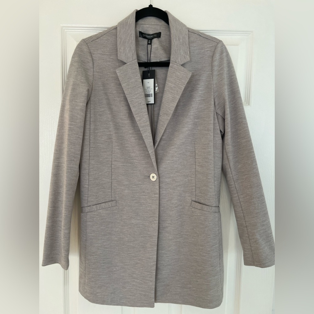 {SOLD} Dynamite Light Gray Blazer